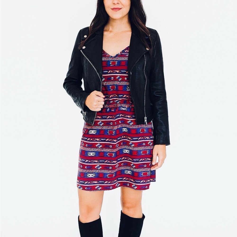 Amanda Uprichard Tribal Print Silk Arizona Dress